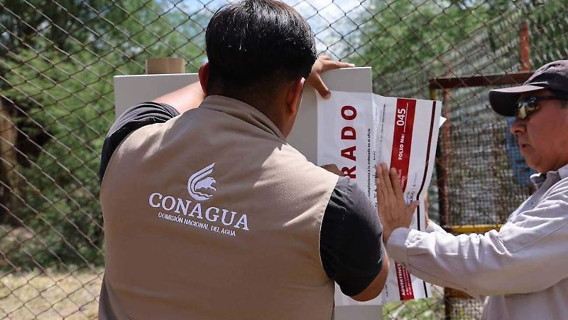 Clausura la Conagua 5 pozos en una mina de Indé